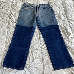 Two tone jeans